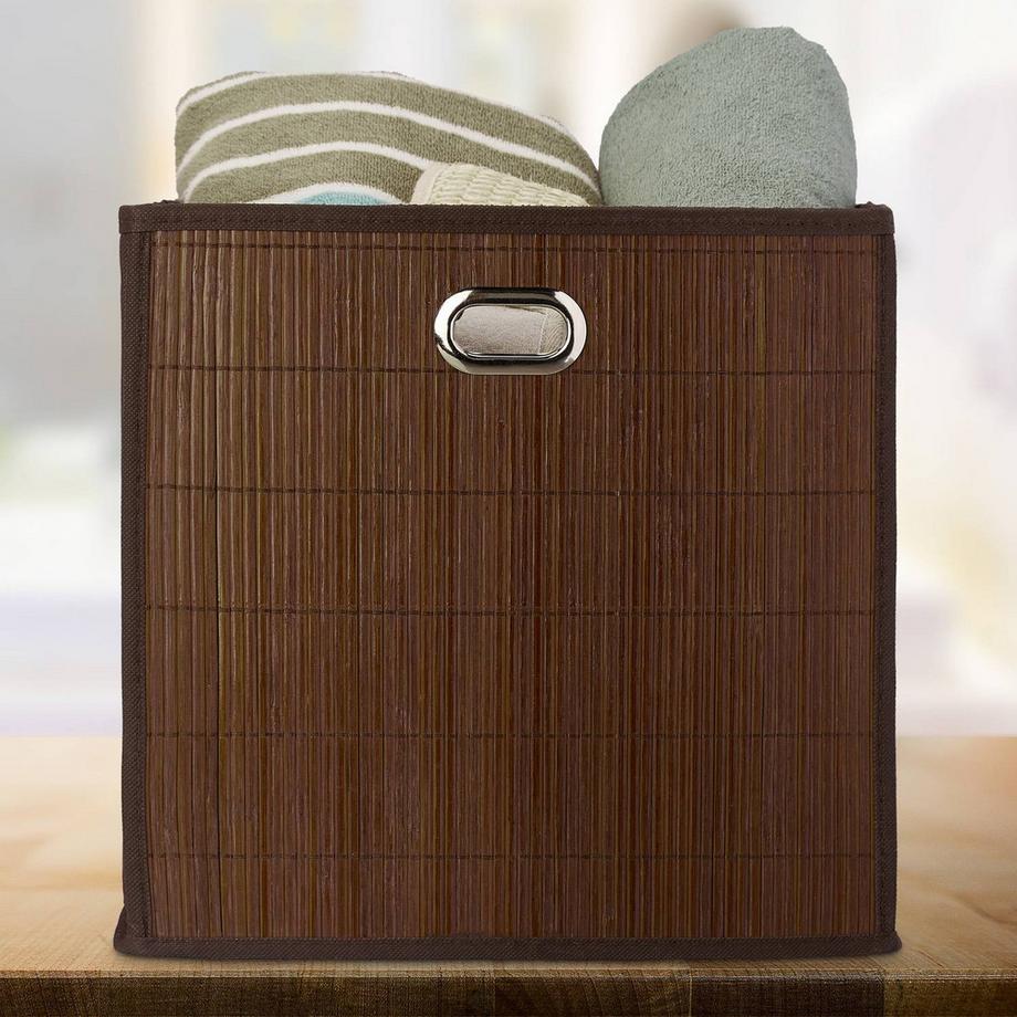 B2X Aufbewahrungskorb Bambus Hoch  