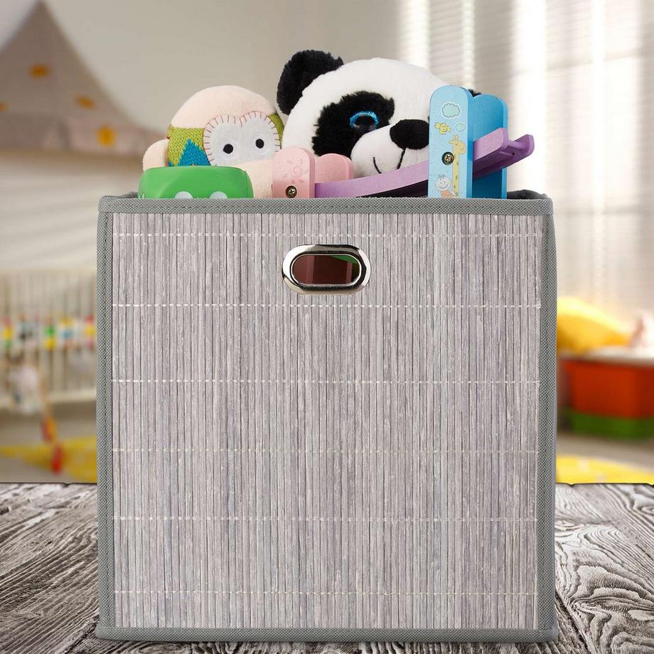 B2X Aufbewahrungskorb Bambus Hoch  