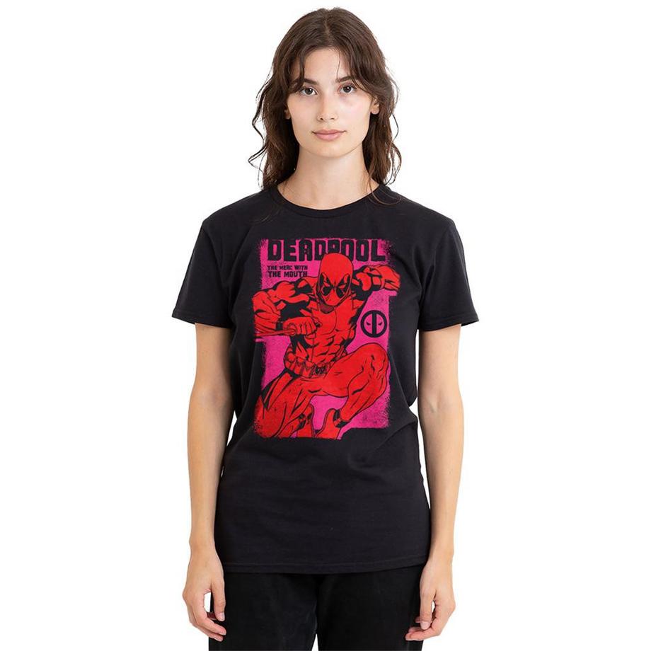 Deadpool  T-ShirtMerc With A Mouth Attack 