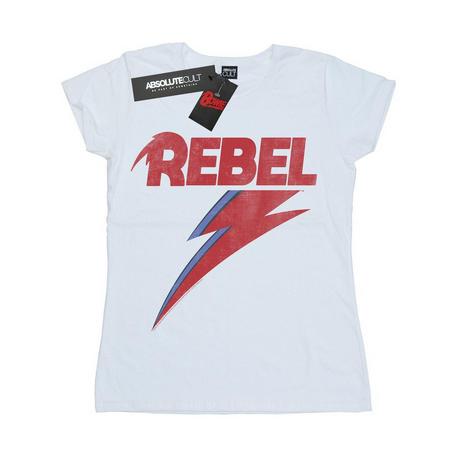 David Bowie Rebel Bolt Bedrucktes T-Shirt  