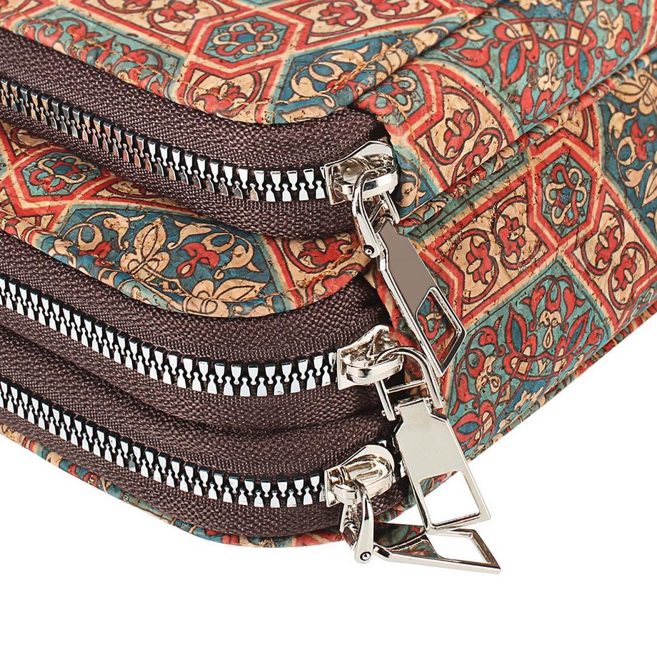 Avizar CorkMosaic Pochette Telefono in Tessuto di Sughero  