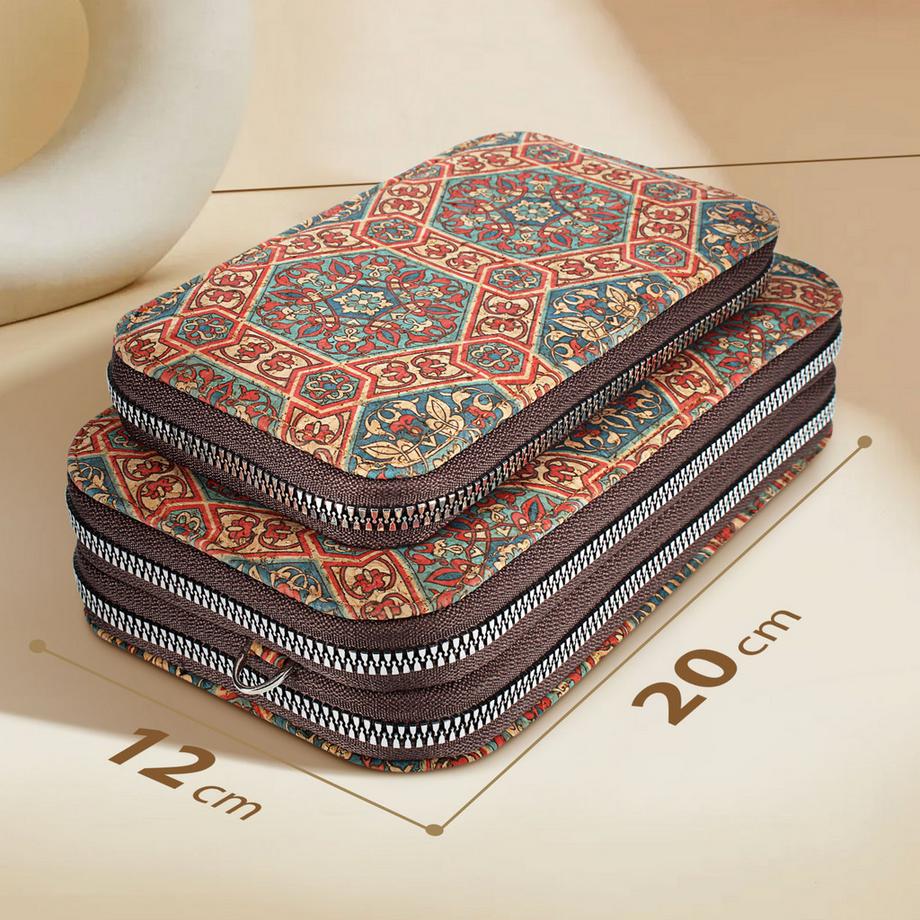 Avizar CorkMosaic Pochette Telefono in Tessuto di Sughero  