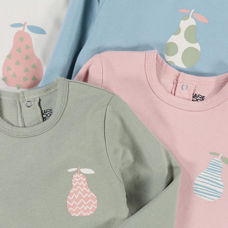 La Redoute Collections  4er-Pack Baby Strampler aus Baumwolle 