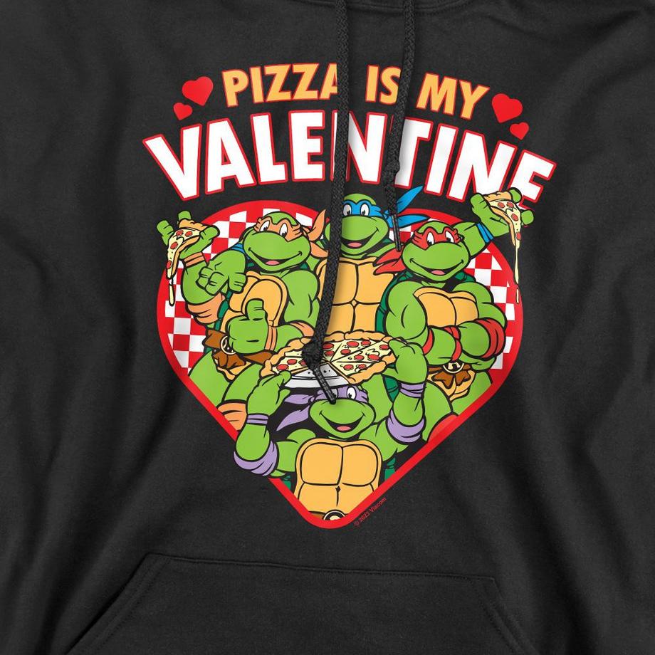 TEENAGE MUTANT NINJA TURTLE Sweat À Capuche Pizza Is My Valentine  