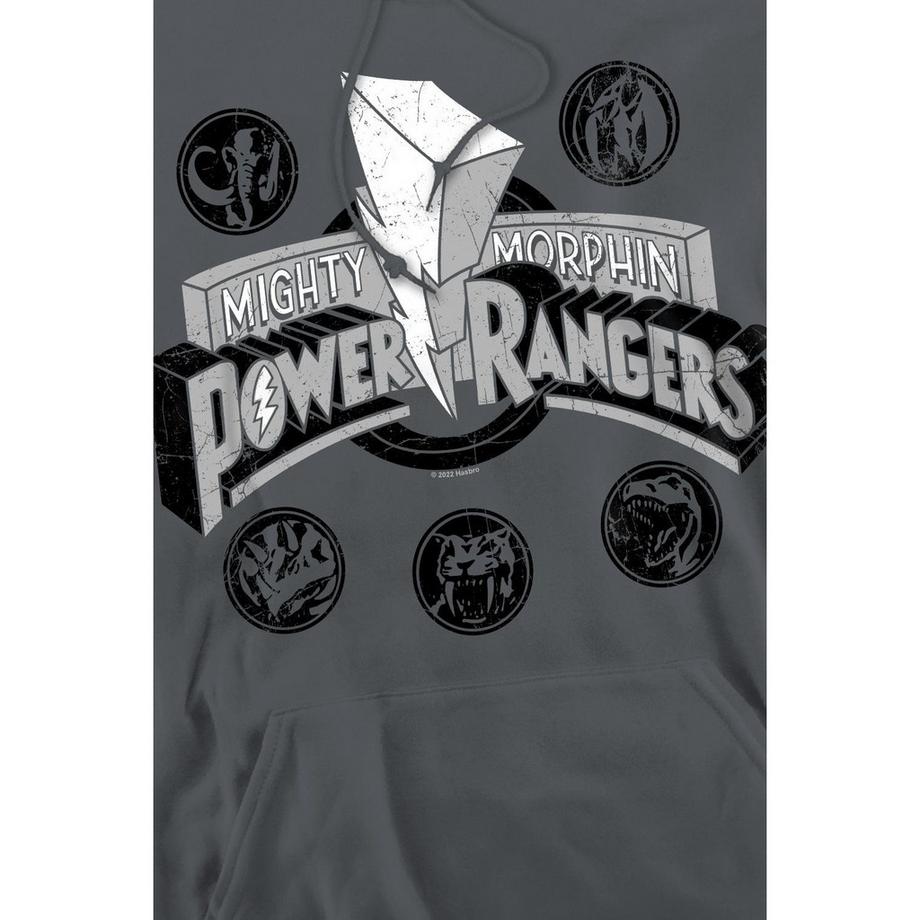 Power Rangers  Power Coins Felpa Con Cappuccio 