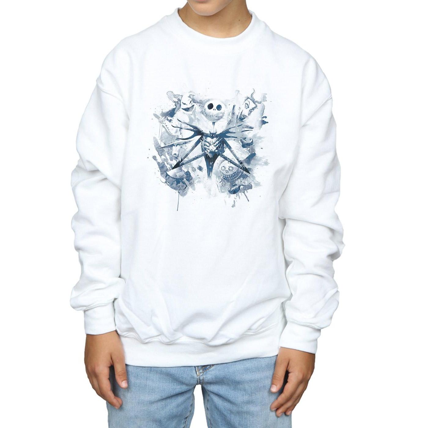 Disney  Nightmare Before Christmas Paint Spray Carers Sweatshirt 