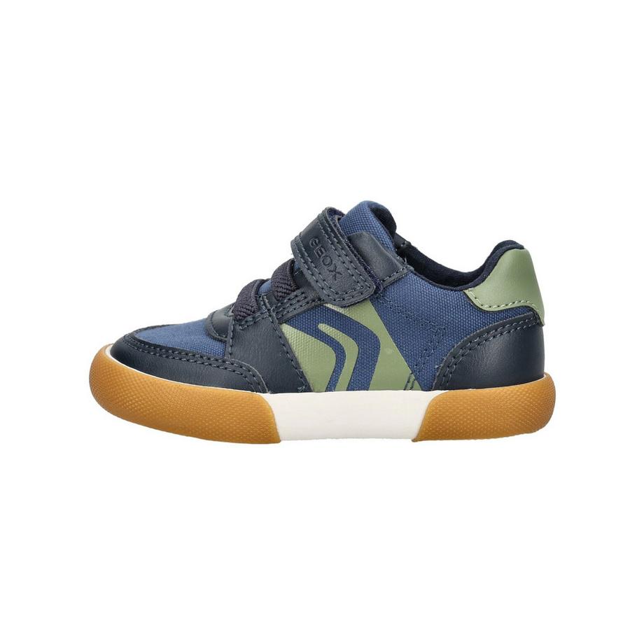 GEOX Sneaker con chiusura a velcro e lacci elastici  