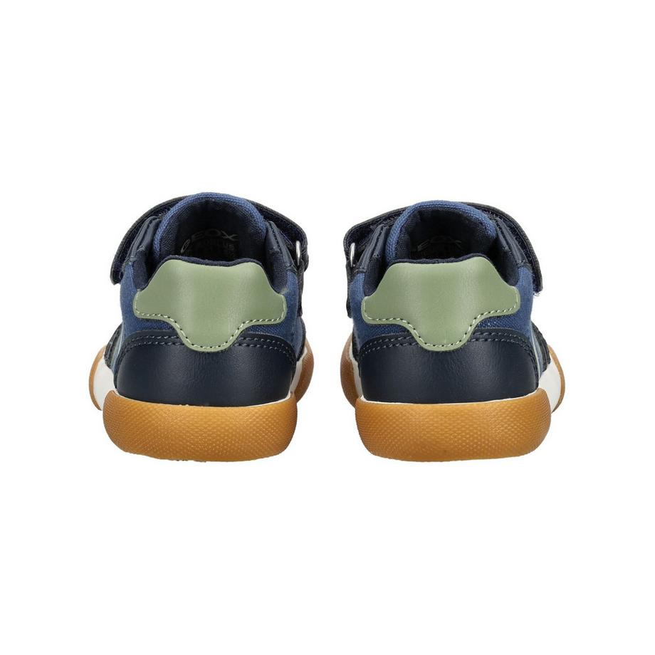 GEOX Sneaker con chiusura a velcro e lacci elastici  