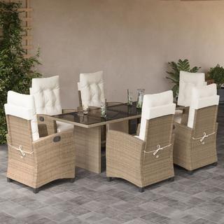 VidaXL set da pranzo da giardino Polirattan  