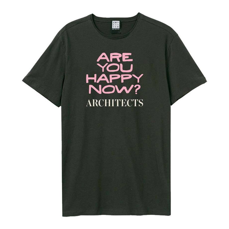 Amplified Are You Happy Now Architects T-Shirt Stampa Grafica  