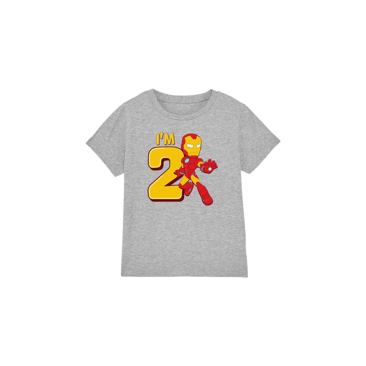 Iron Man  TShirt  2 Geburtstag 