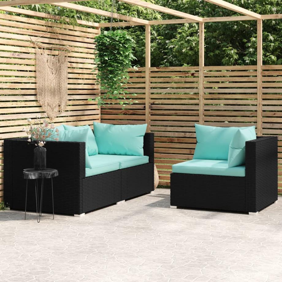 VidaXL Garten-lounge-set poly-rattan  