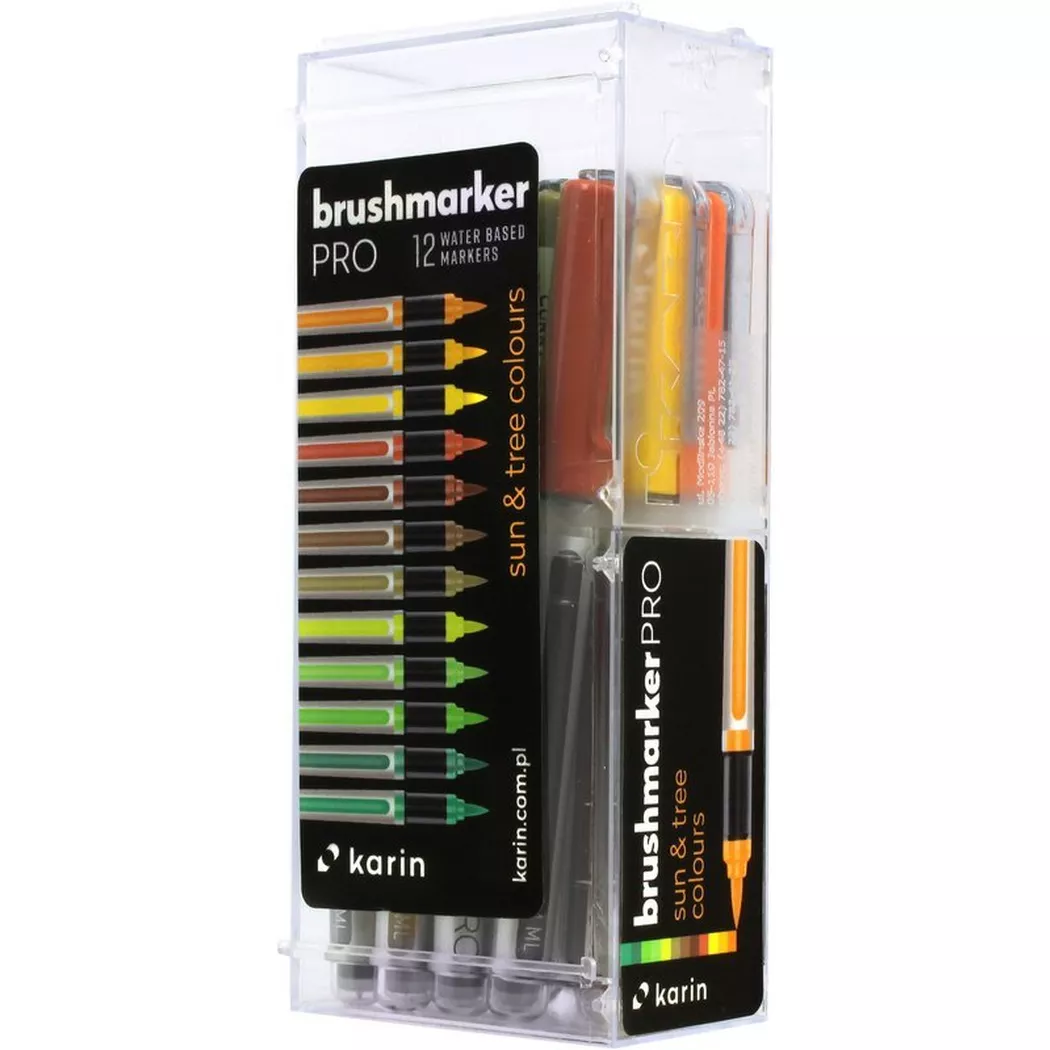 karin Brushmarker PRO Sun and Tree Set 12 Farben