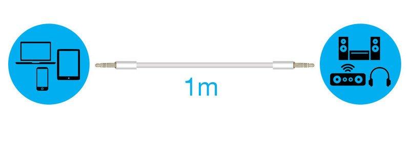 Avizar  Aux-Audiokabel Dual-Klinke 3.5mm 