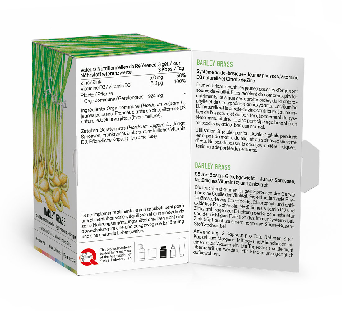 Sekoya Swiss  Barley Grass | Säure-Basen-Gleichgewichts 
