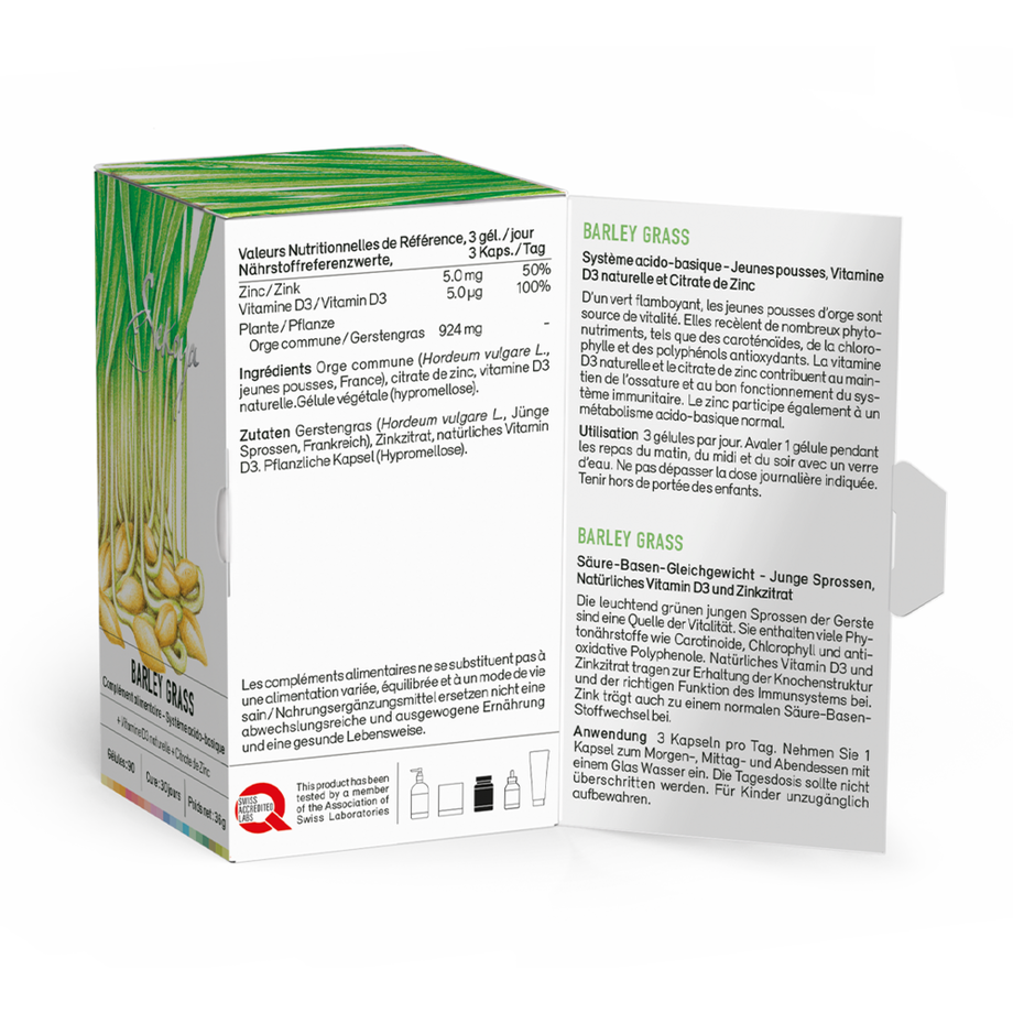 Sekoya Swiss  Barley Grass | Säure-Basen-Gleichgewichts 