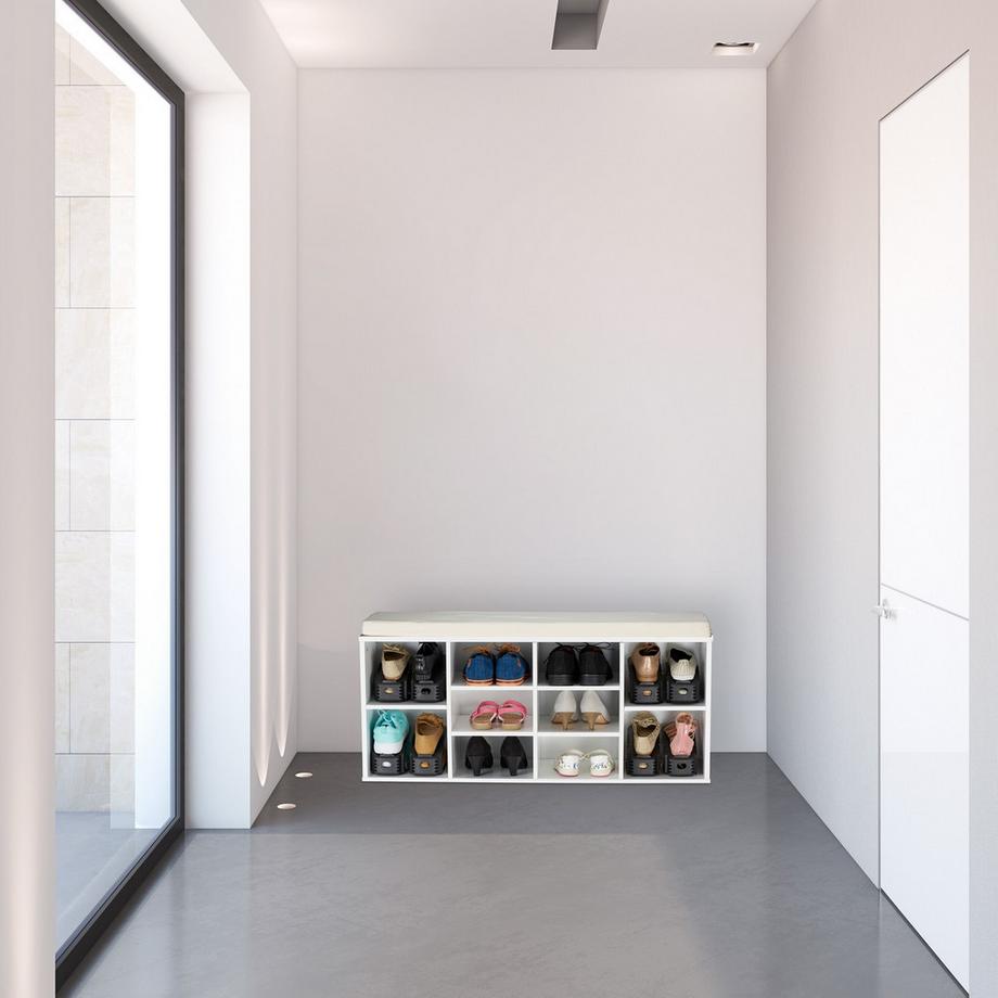 Northix Set mit 15 Schuhregalen  