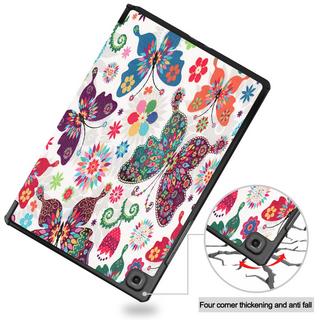 Cover-Discount  Galaxy Tab A7 (2020) - Etui Smart Tri-fold papillons 