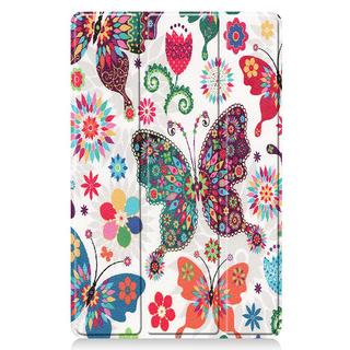 Cover-Discount  Galaxy Tab A7 (2020) - Custodia Smart Tri-fold Butterflies 