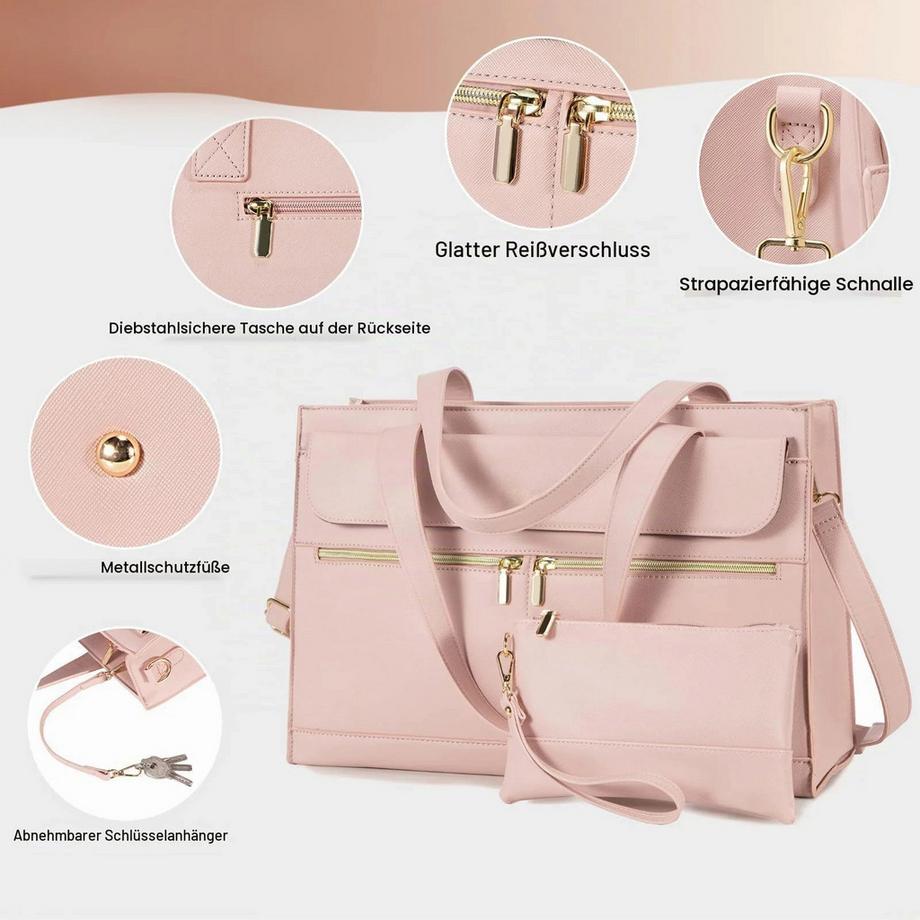 Only-bags.store Borsa Tote e a Tracolla 2 in 1  
