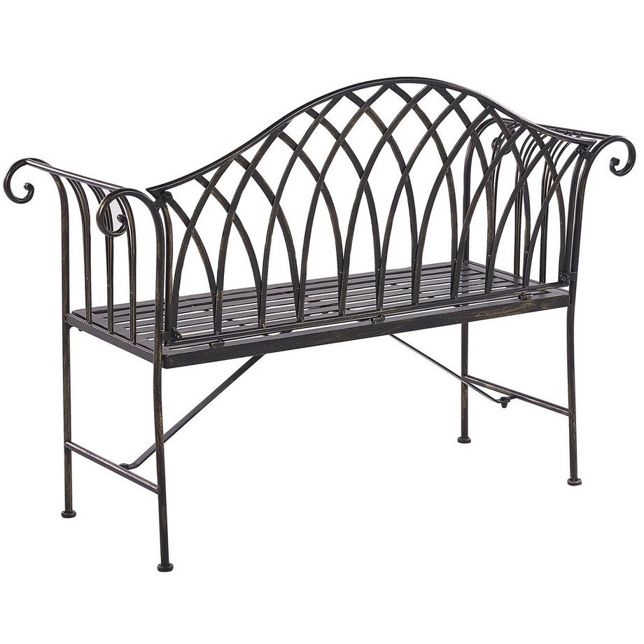 Beliani Gartenbank aus Eisen  MILAZZO  