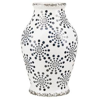 Beliani Vase à fleurs en Grès Rétro NEMEA  