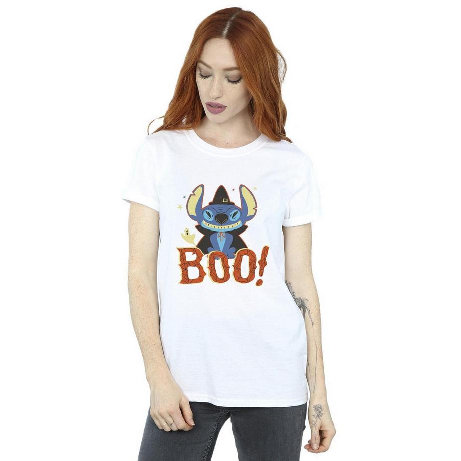 Disney Stitch Boo! T-Shirt Imprimé  