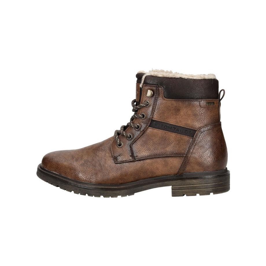 TOM TAILOR Schnürstiefelette mit Kunstfellfutter  