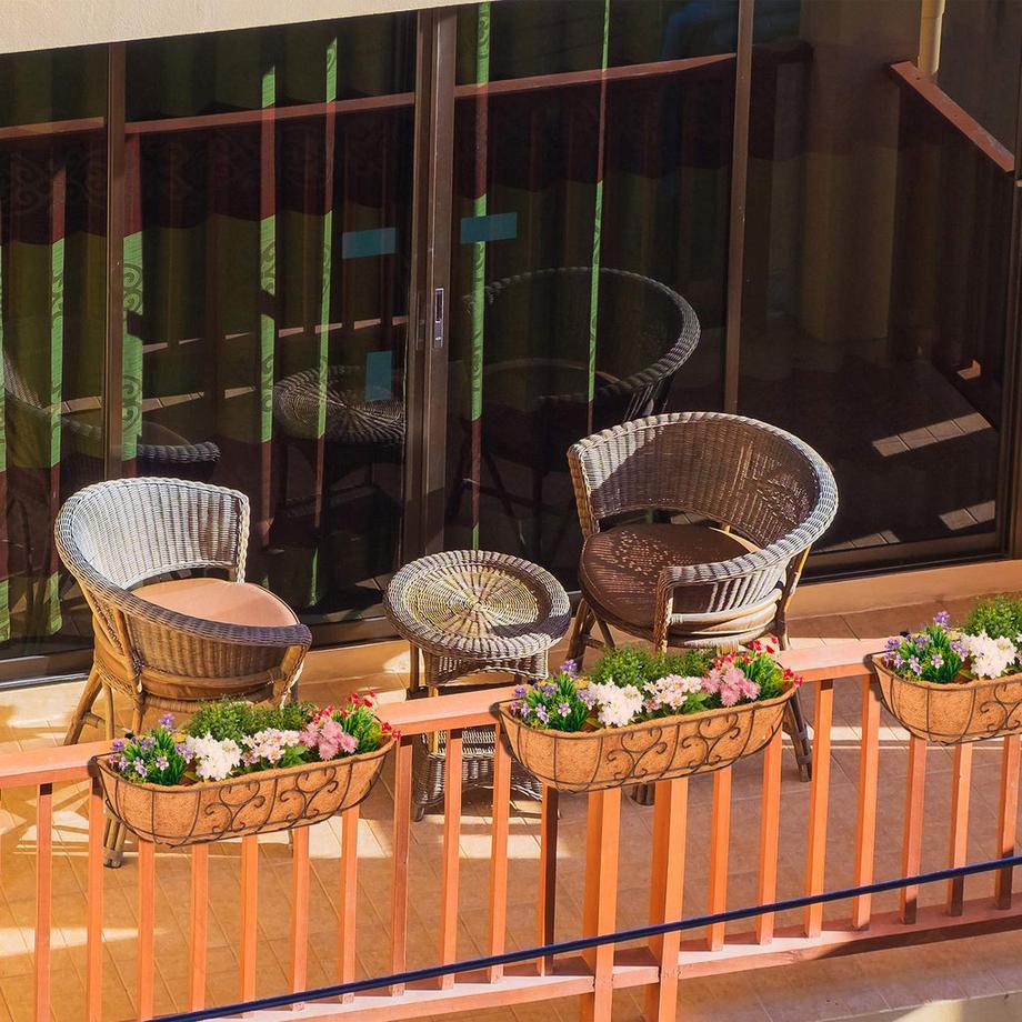 B2X  Blumenkasten Balkon 3er Set 