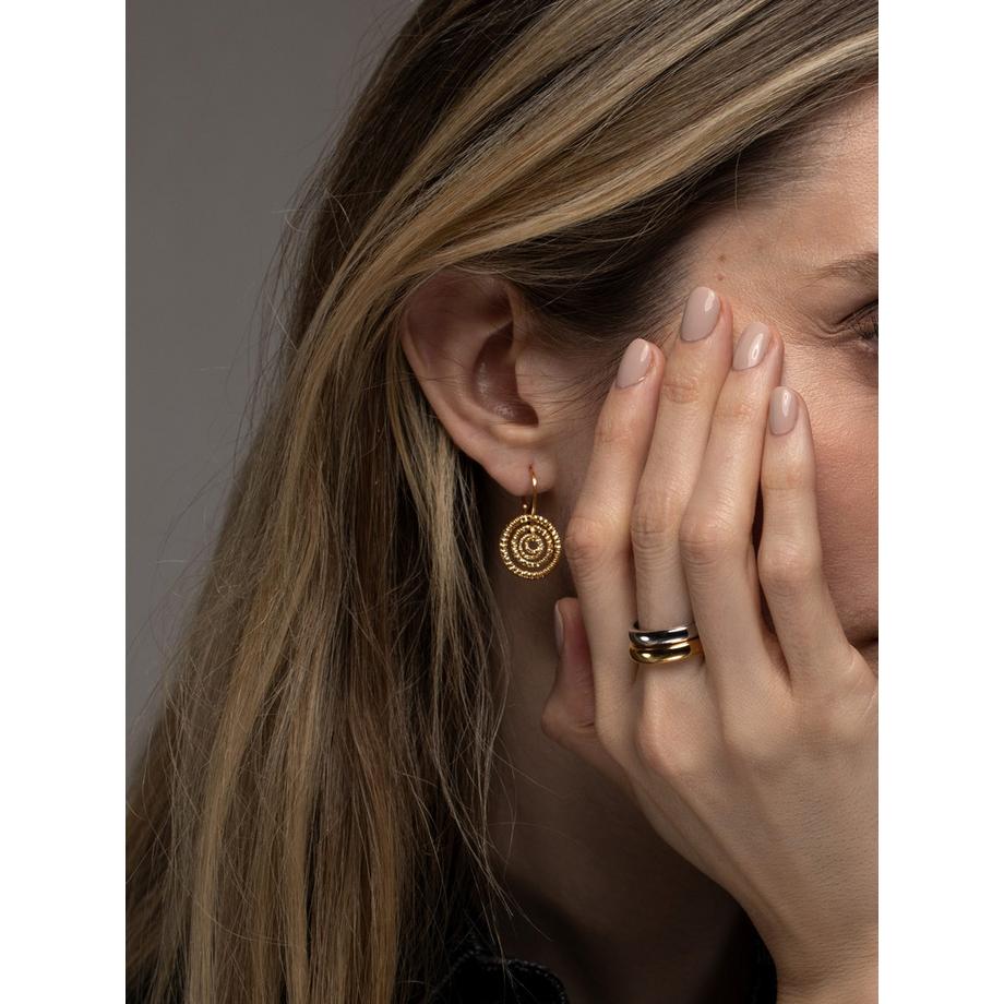 PHANTASYA  Palazzo Boucles d'oreilles 1661 Plaqué or 