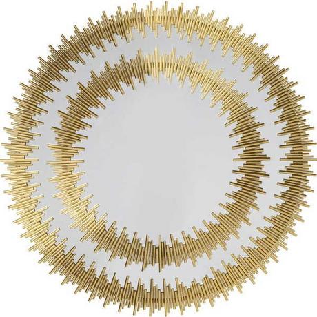 KARE Design Spiegel Solare Gold Ø132cm  
