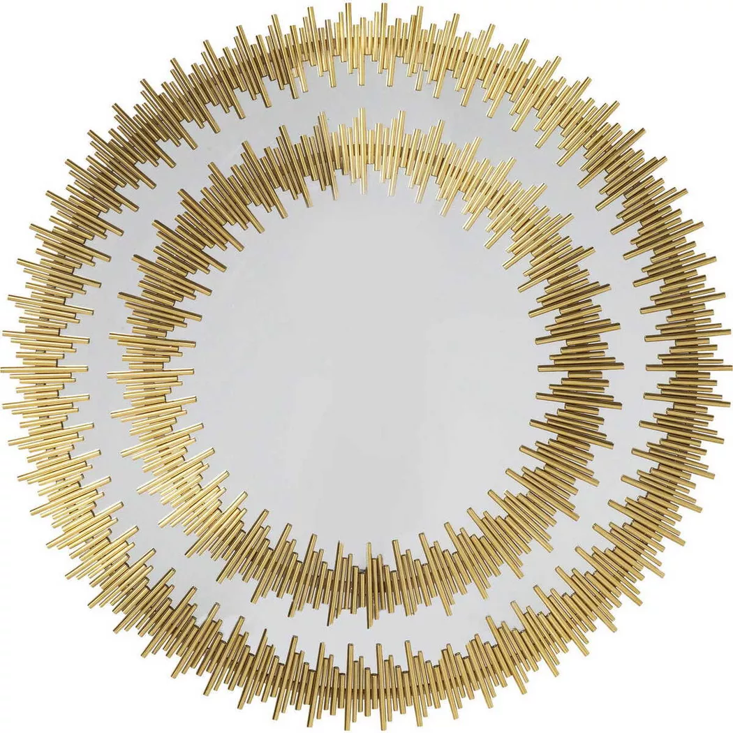 KARE Design - Spiegel Solare Gold Ø132cm, One Size,