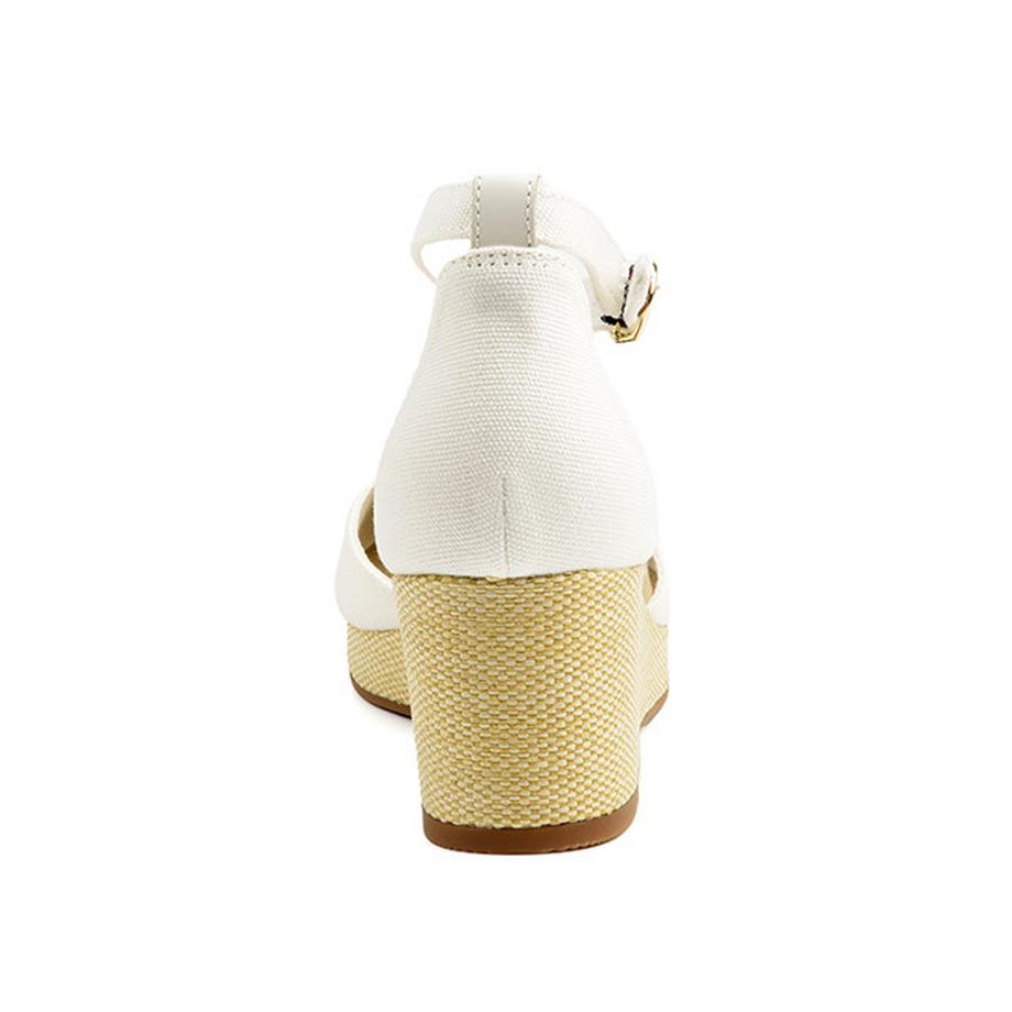 TOMMY HILFIGER Flag Closed Toe Mid Wedge Espadrille  