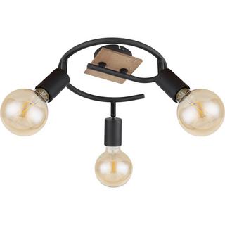 mutoni Faretto Martha metallo nero 3xE27  