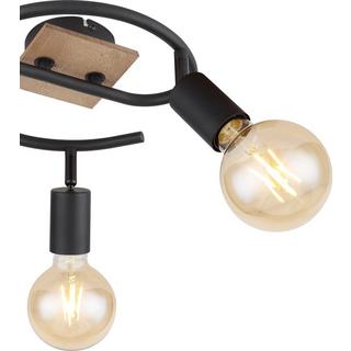 mutoni Faretto Martha metallo nero 3xE27  