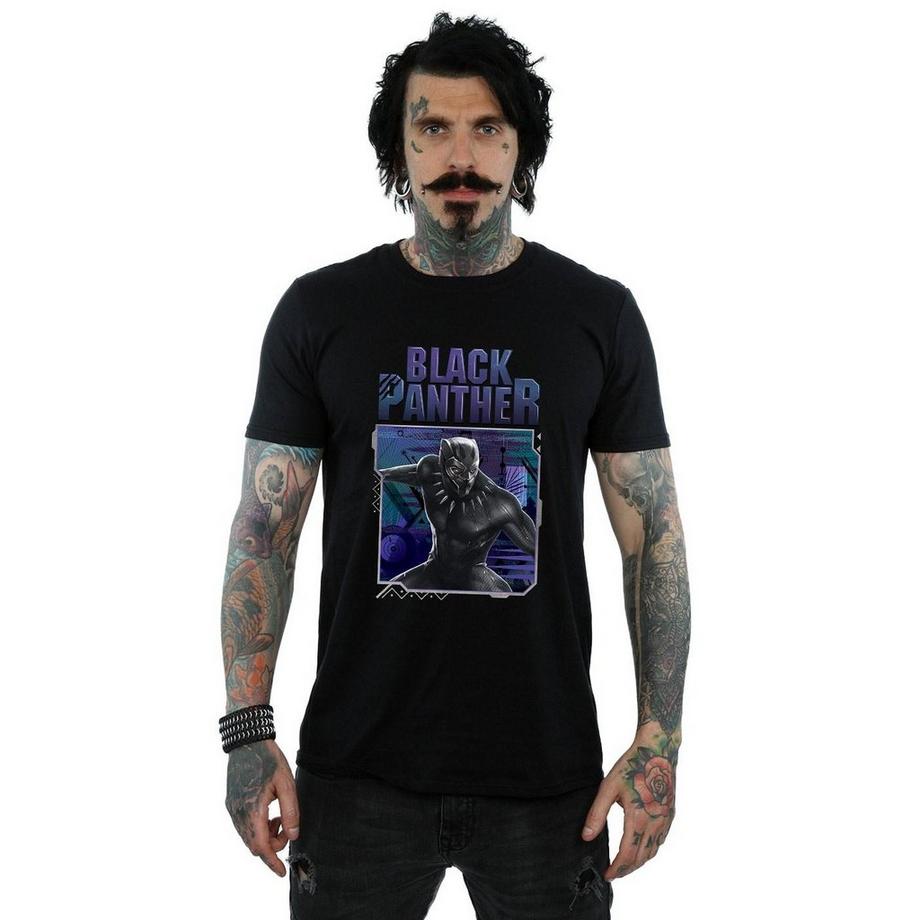 MARVEL Black Panther Grafikdruck T-Shirt  