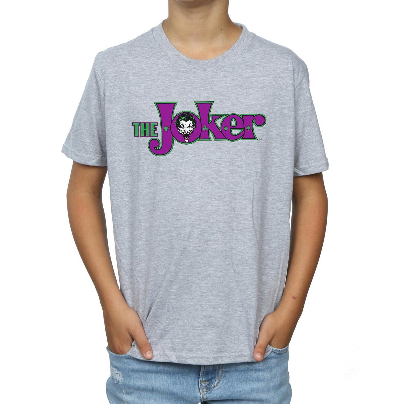 DC COMICS  The Joker Text Logo TShirt 