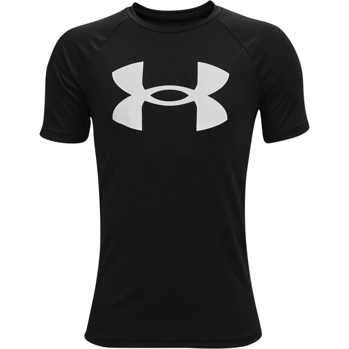 UNDER ARMOUR  maillot garçon à manches courtes tech big logo 