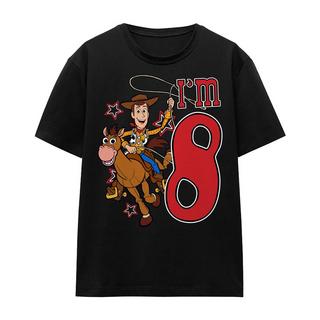 Toy Story I'm 8 Geburtstag bedrucktes T-Shirt  