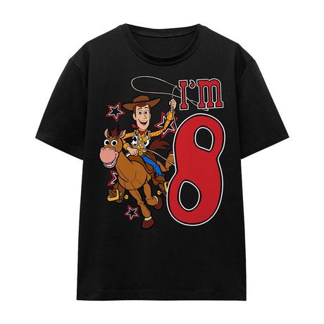 Toy Story I'm 8 Geburtstag bedrucktes T-Shirt  