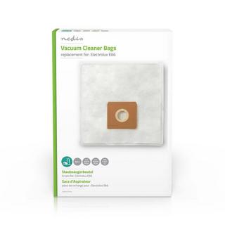Nedis Sacchetto per aspirapolvere | 4 pz. | Sintetico | Più venduto per: Electrolux | Bianco  