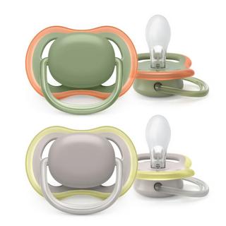 PHILIPS AVENT  Philips Avent Sucette Ultra Air 6-18M vert/gris (2 pcs) 