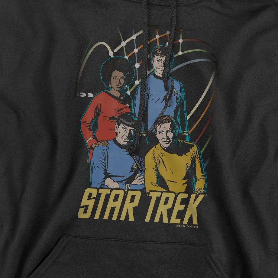 Star Trek Warp Factor 4 Kapuzenpullover  