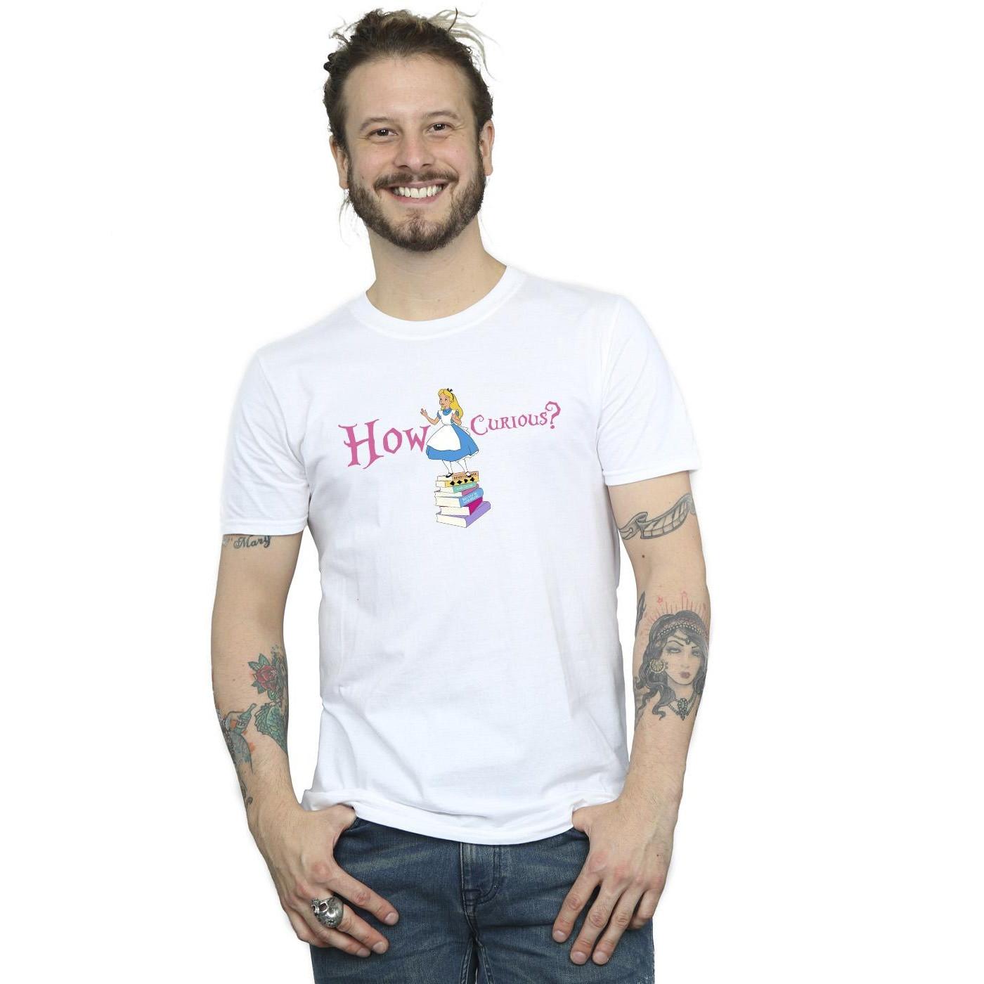 Disney  Tshirt ALICE IN WONDERLAND HOW CURIOUS 