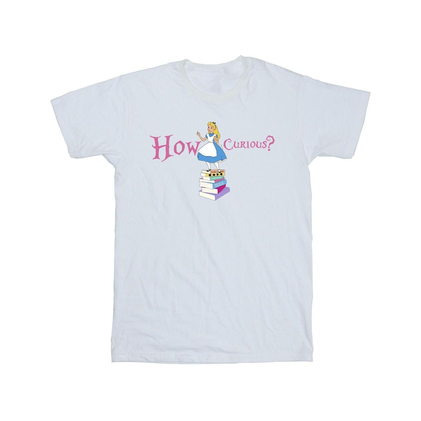 Disney  Tshirt ALICE IN WONDERLAND HOW CURIOUS 