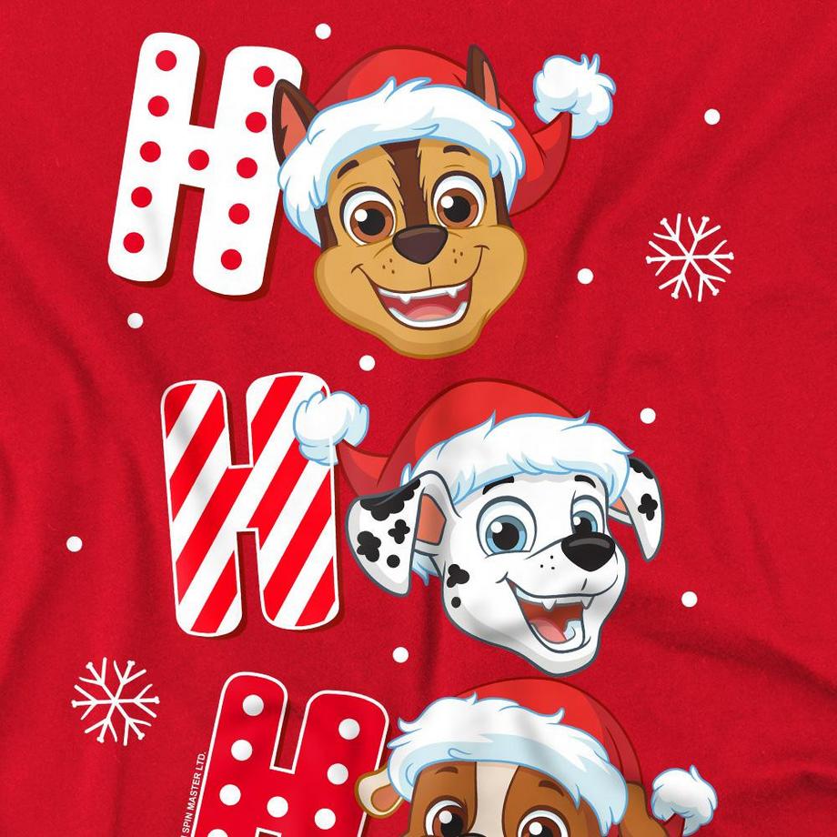 PAW PATROL Weihnachtliches Design T-Shirt  