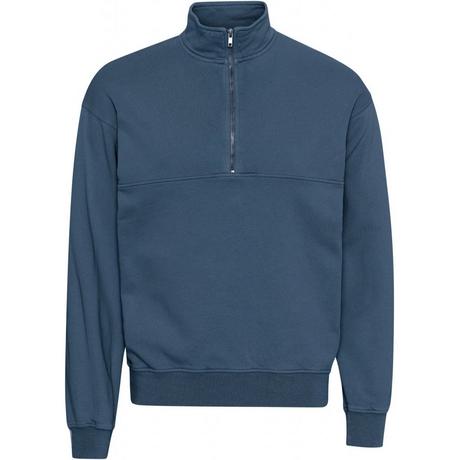 Colorful Standard  Felpa 1/4 zip Colorful Standard Organic petrol blue 