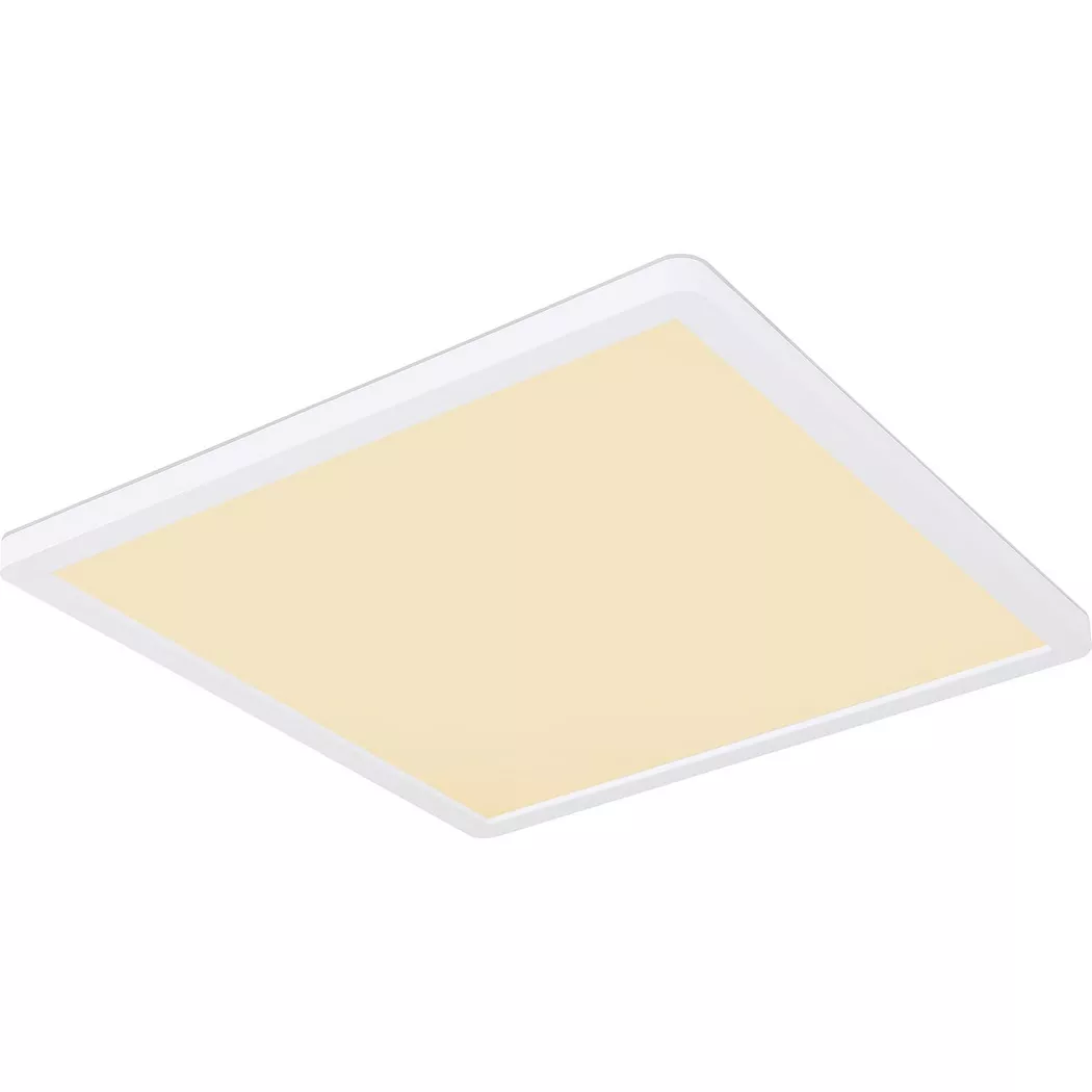 mutoni – Deckenleuchte Sapana Kunststoff weiss 1xLED 29×29, One Size, Weiss