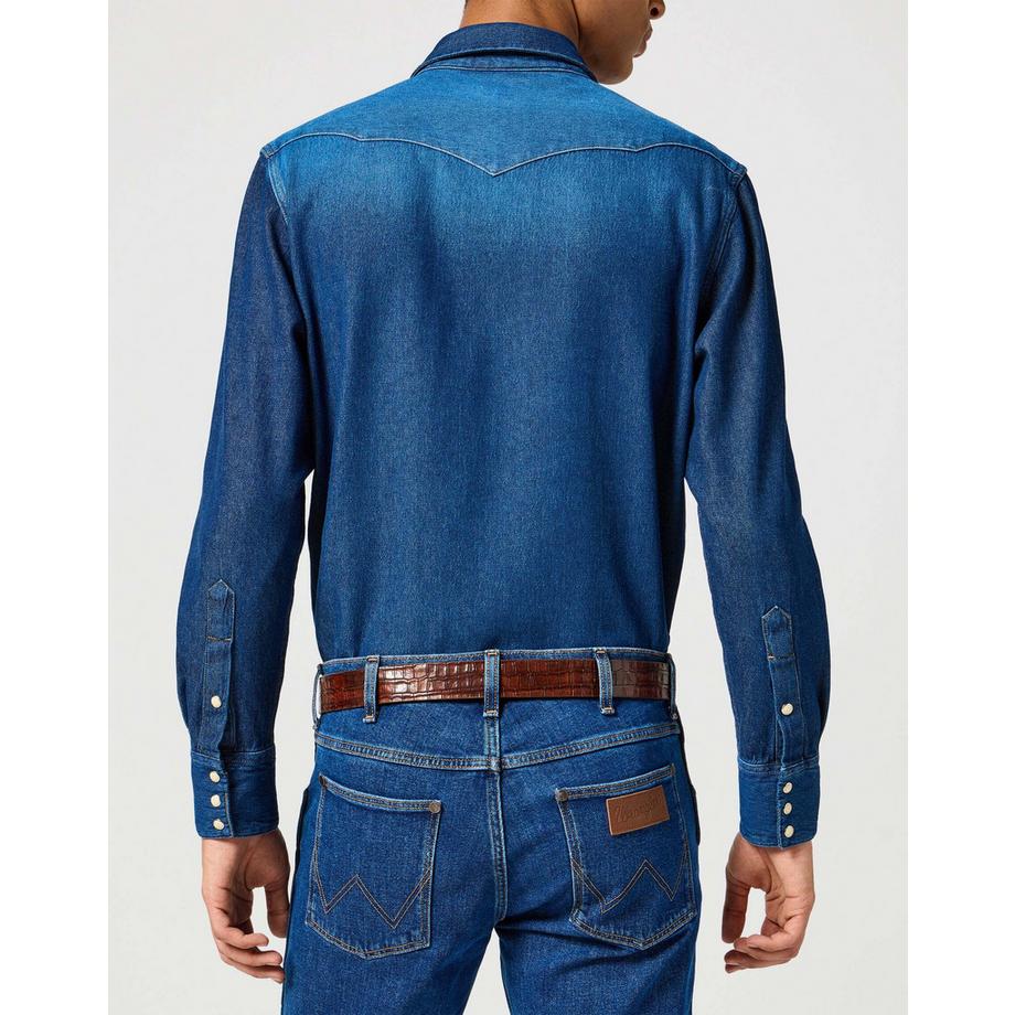 Wrangler Easy Belt Embossed Alligator Leder  