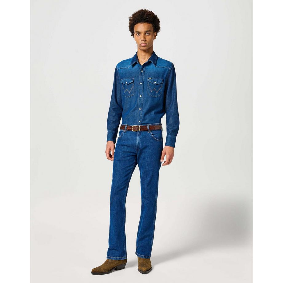 Wrangler Easy Belt Embossed Alligator Leder  